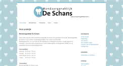 Desktop Screenshot of mondzorgpraktijkdeschans.nl